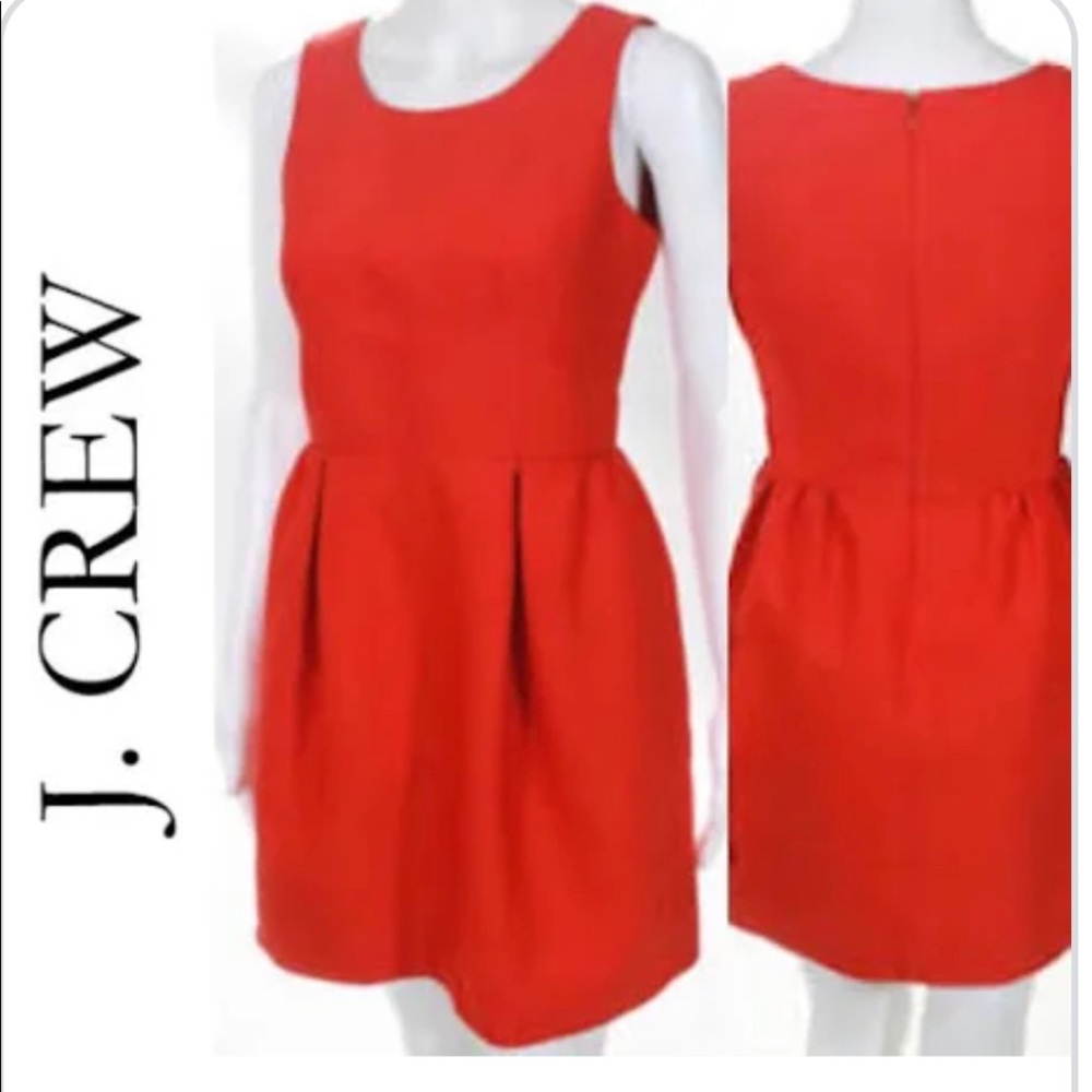 J. Crew , Orange/Red , Summer/Fall Dress, Size 8